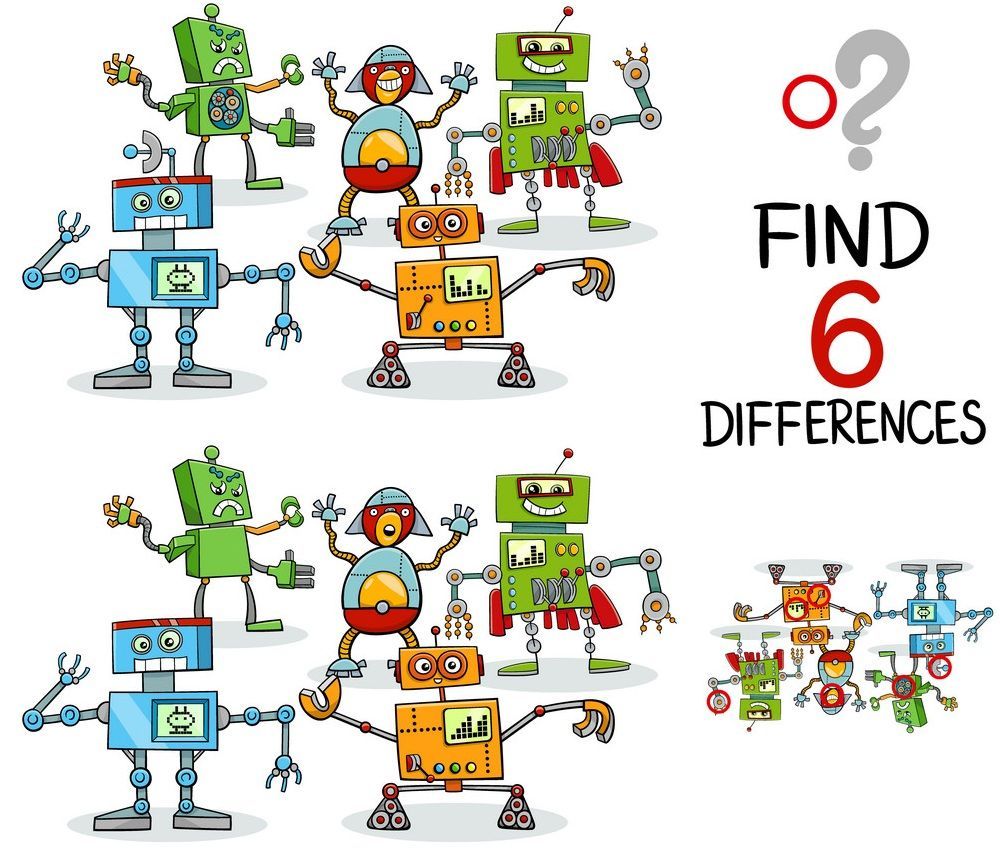 İki Resim Arasındaki 6 Farkı Bul