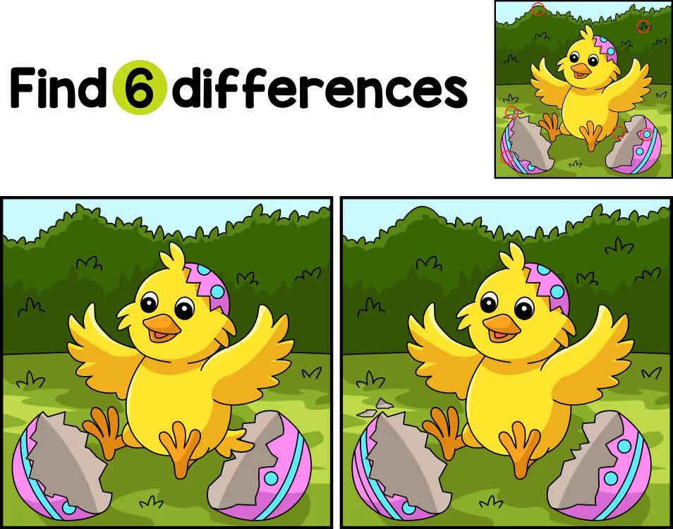 İki Resim Arasındaki 6 Farkı Bul