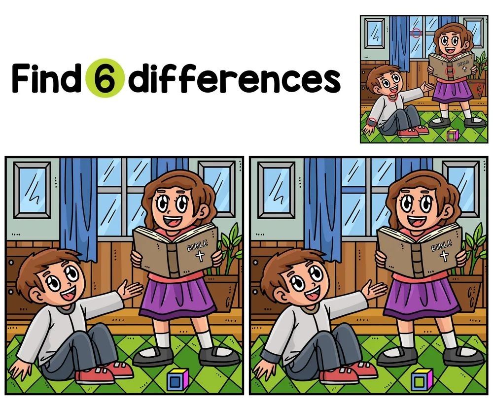 İki Resim Arasındaki 6 Farkı Bul