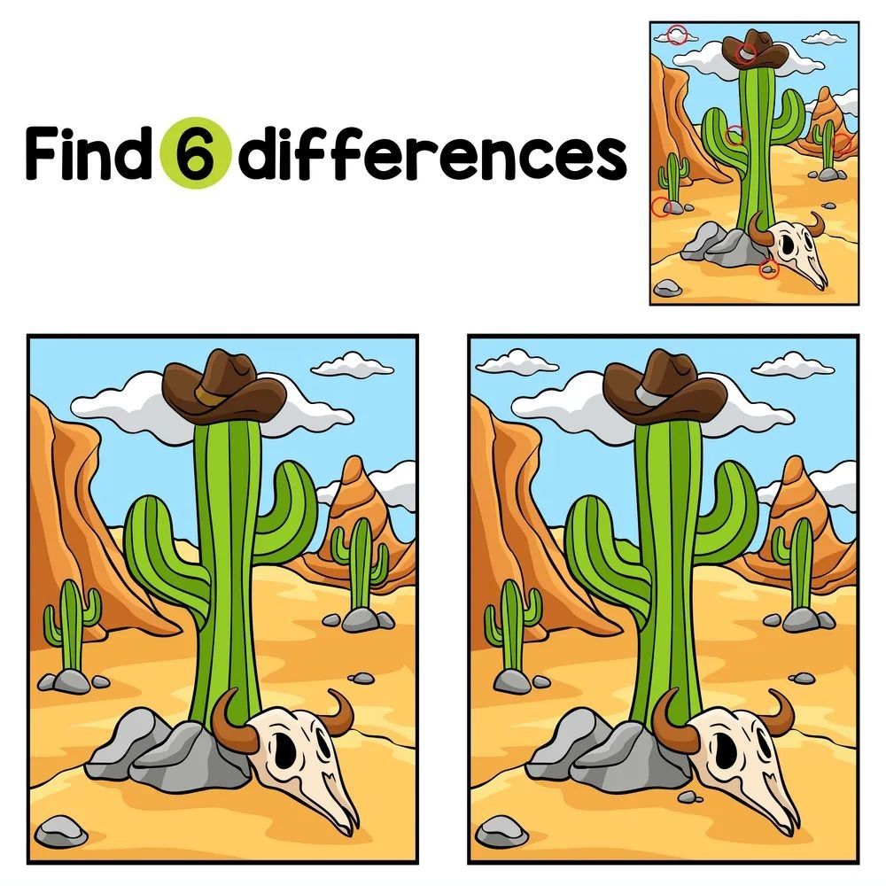 İki Resim Arasındaki 6 Farkı Bul