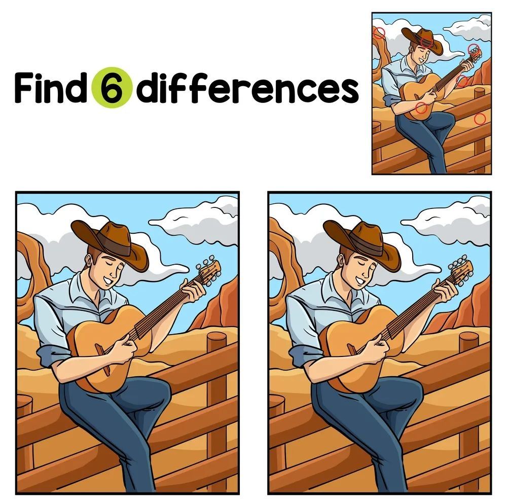 İki Resim Arasındaki 6 Farkı Bul