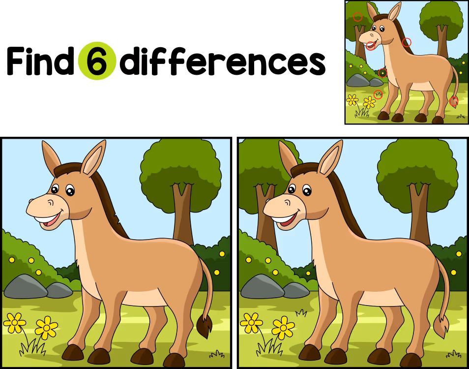 İki Resim Arasındaki 6 Farkı Bul