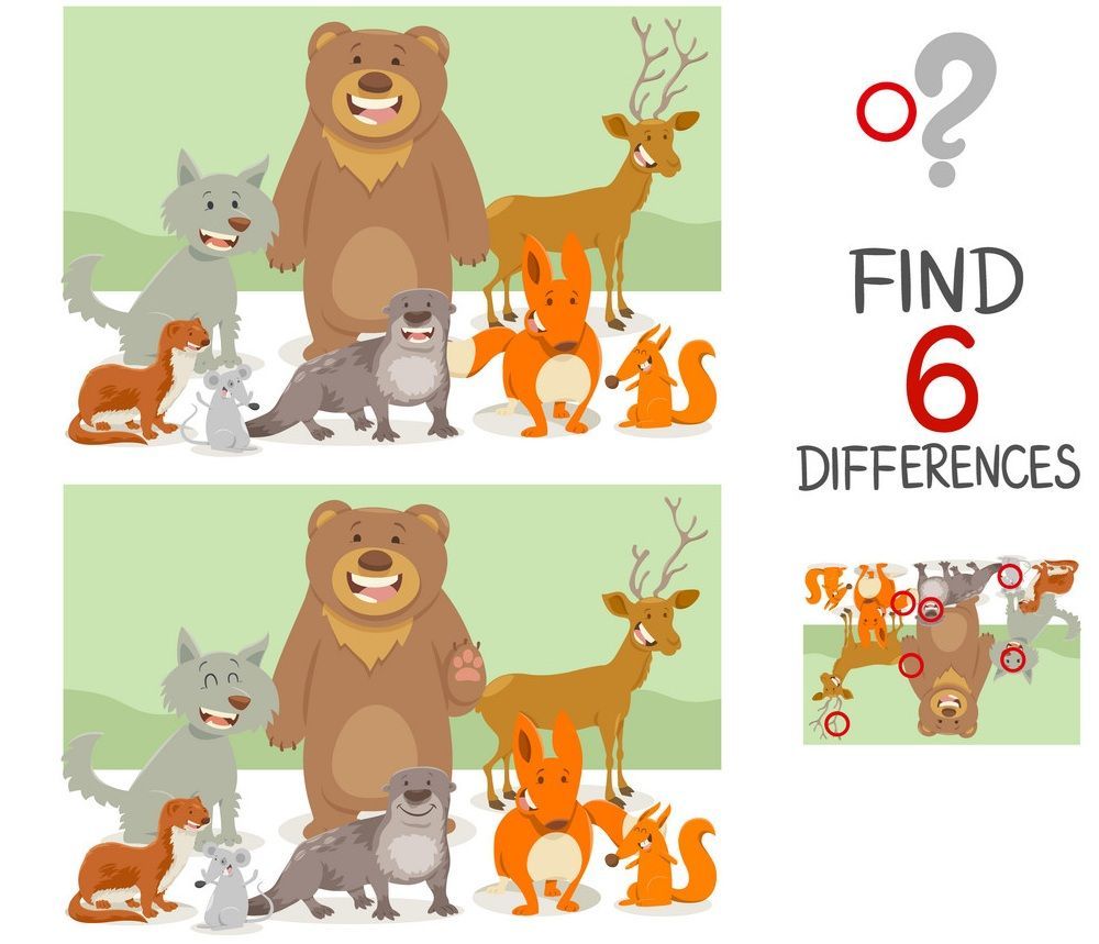 İki Resim Arasındaki 6 Farkı Bul