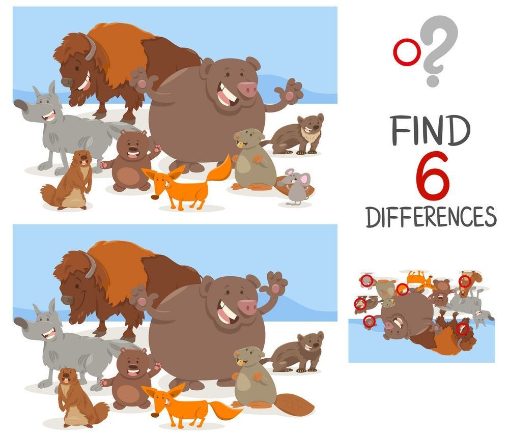 İki Resim Arasındaki 6 Farkı Bul