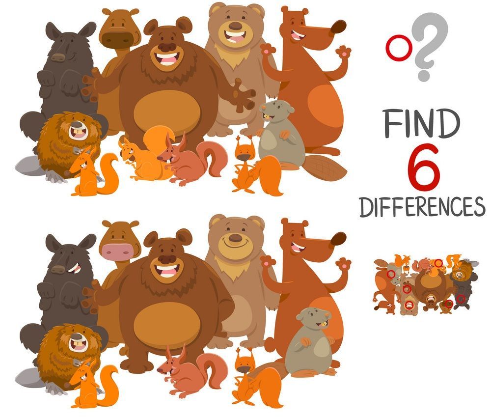 İki Resim Arasındaki 6 Farkı Bul