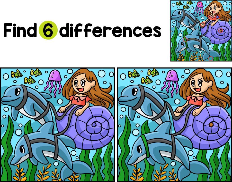 İki Resim Arasındaki 6 Farkı Bul