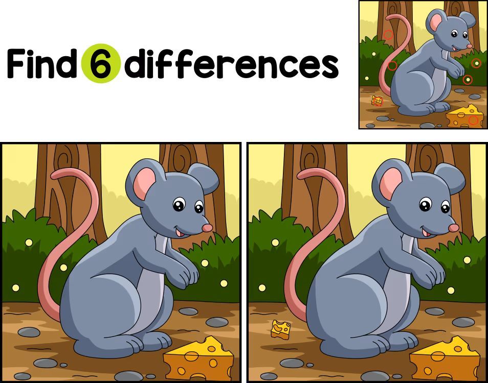 İki Resim Arasındaki 6 Farkı Bul
