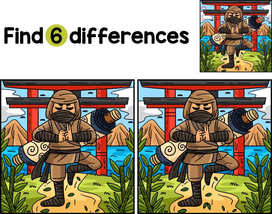 İki Resim Arasındaki 6 Farkı Bul