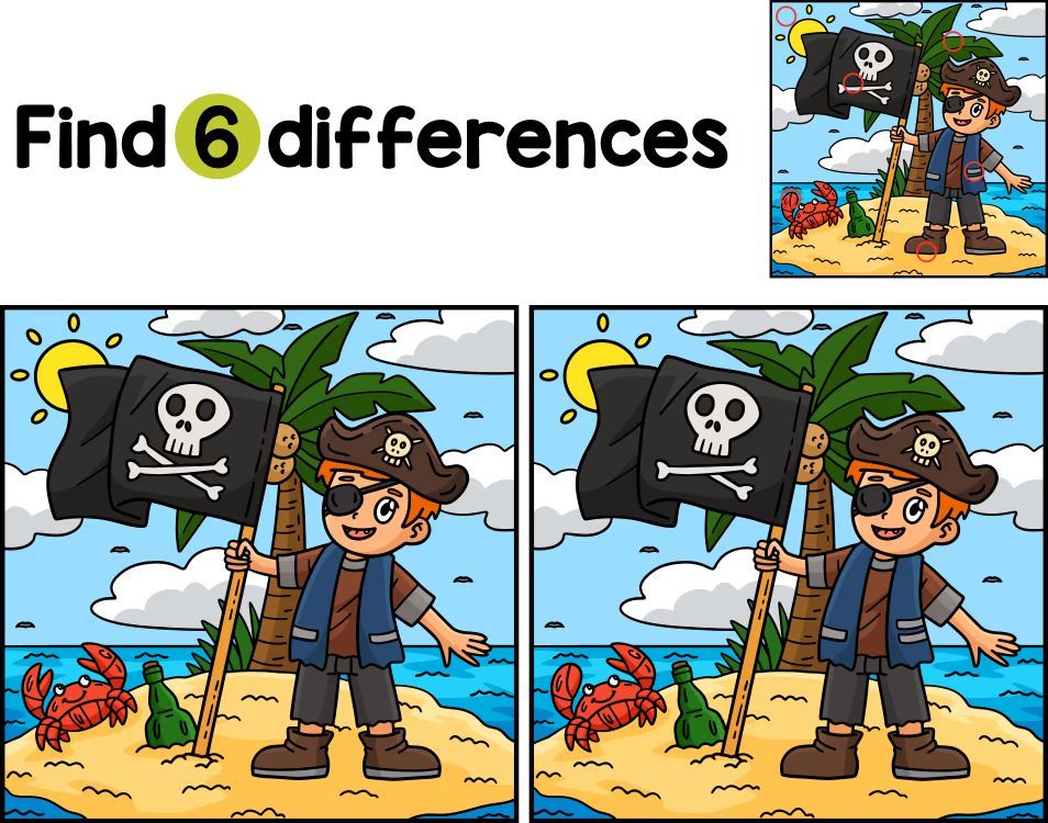 İki Resim Arasındaki 6 Farkı Bul