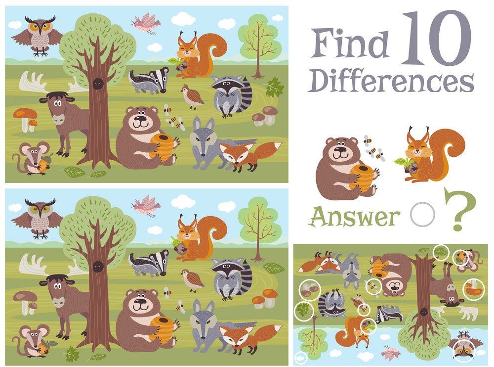 İki Resim Arasındaki 6 Farkı Bul