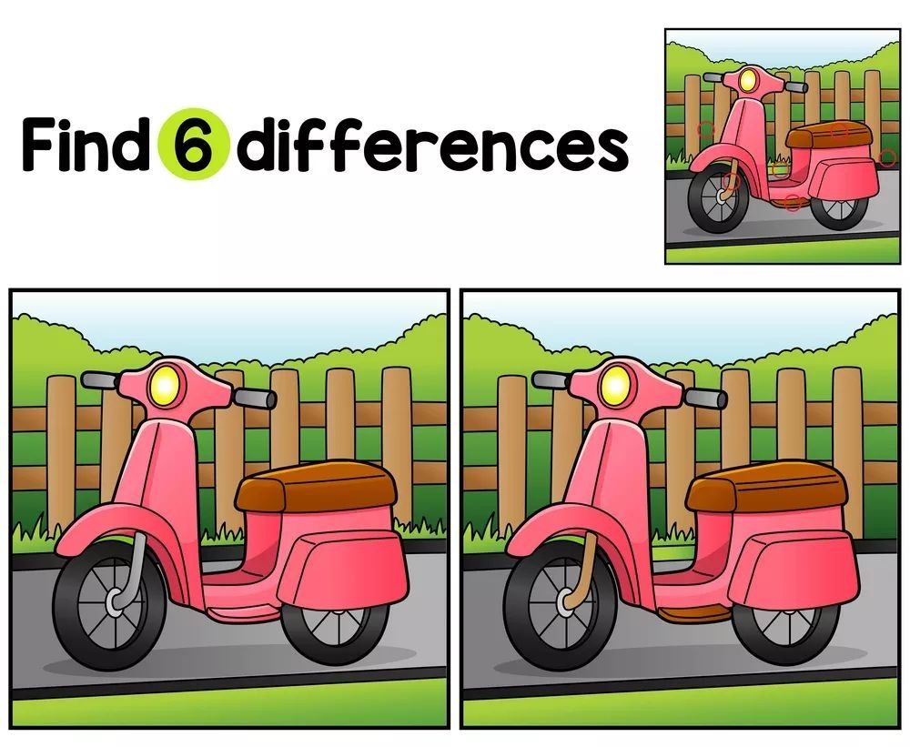 İki Resim Arasındaki 6 Farkı Bul