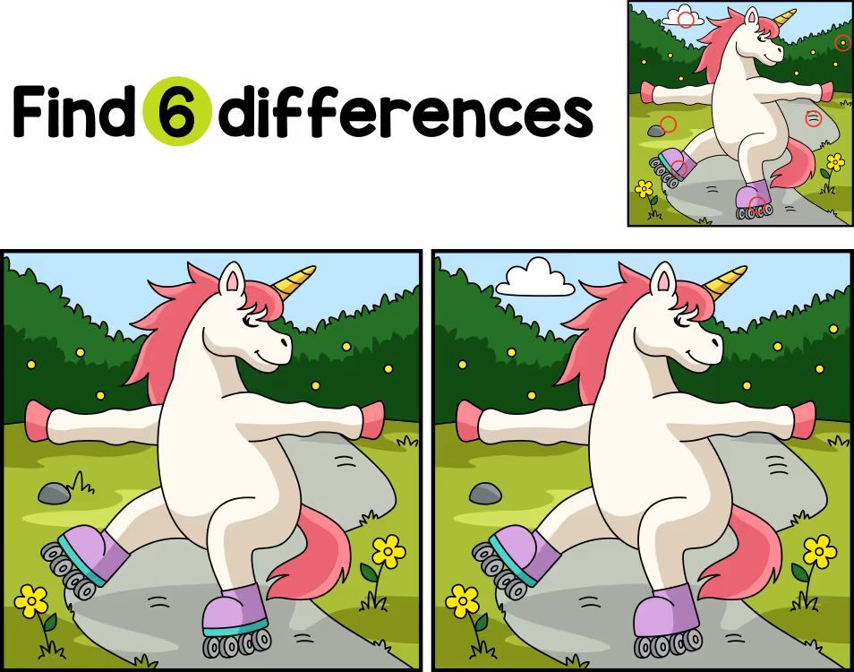 İki Resim Arasındaki 6 Farkı Bul