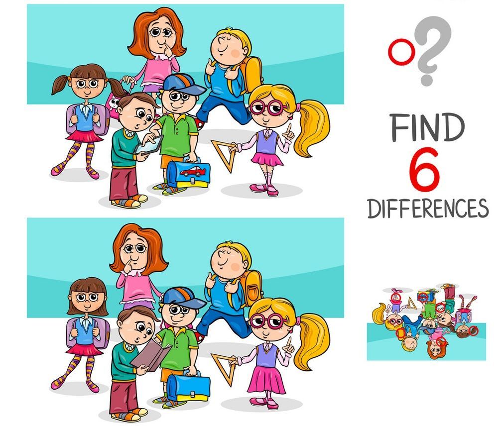 İki Resim Arasındaki 6 Farkı Bul