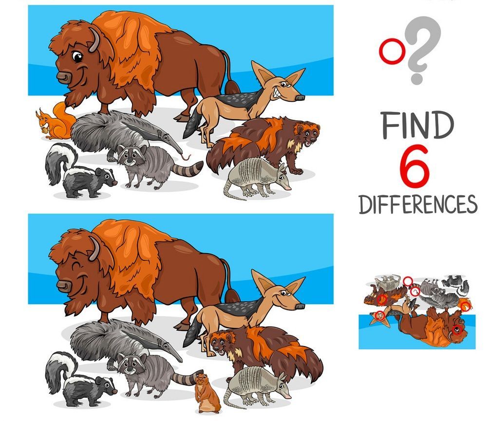 İki Resim Arasındaki 6 Farkı Bul