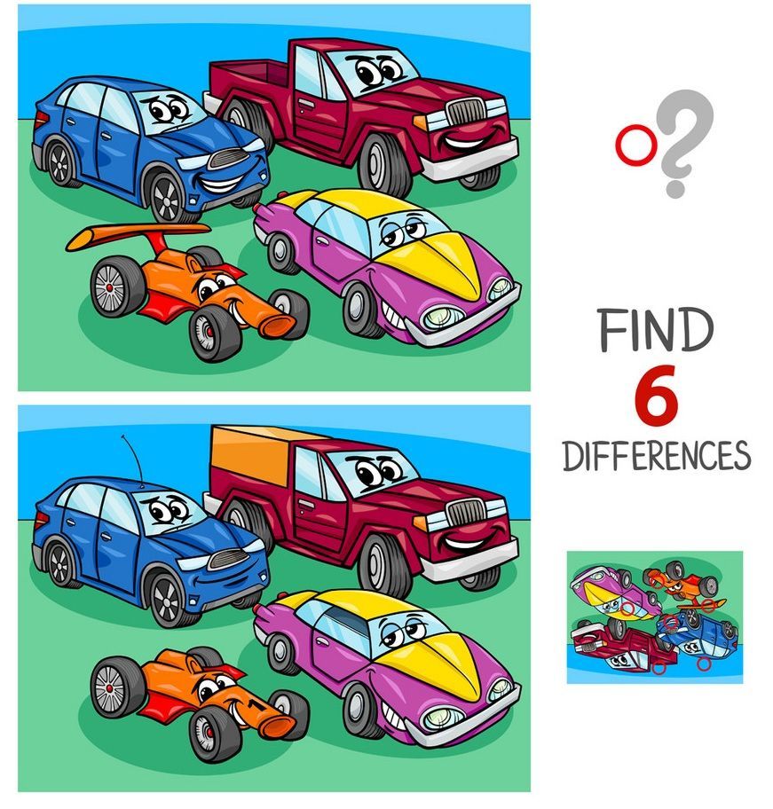 İki Resim Arasındaki 6 Farkı Bul