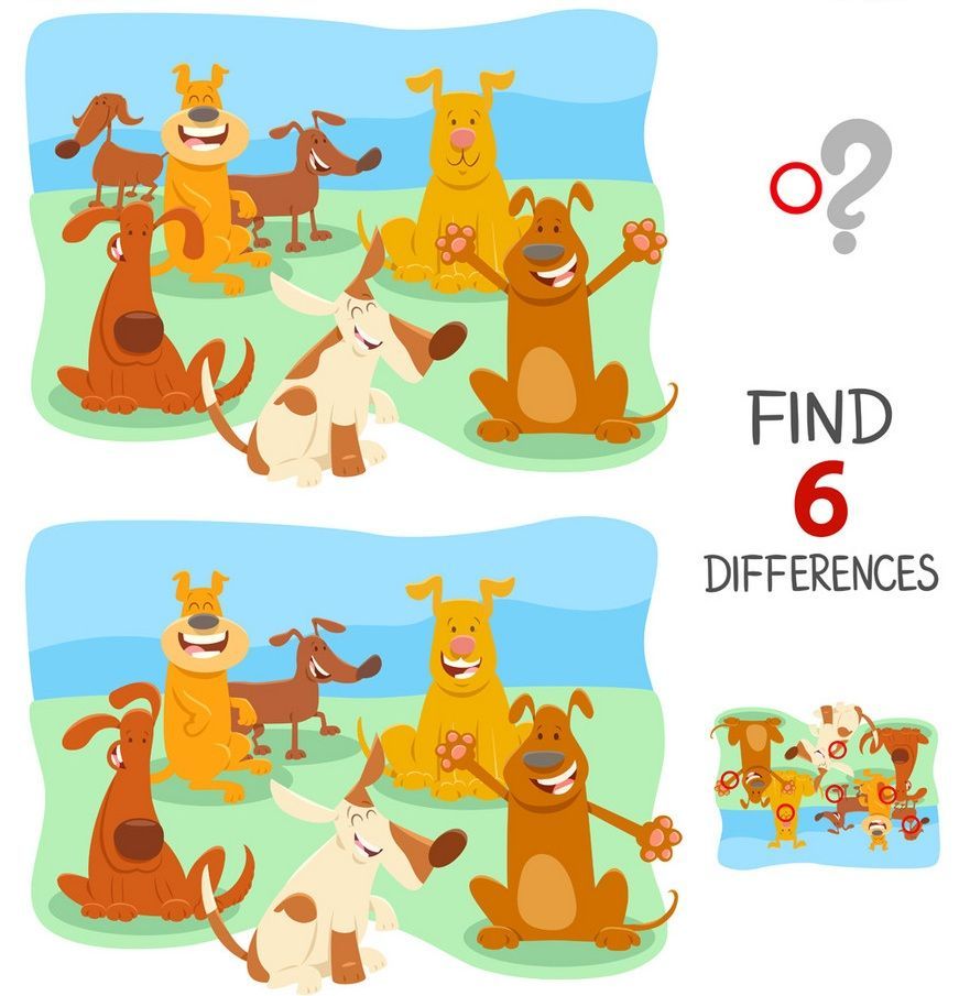 İki Resim Arasındaki 6 Farkı Bul