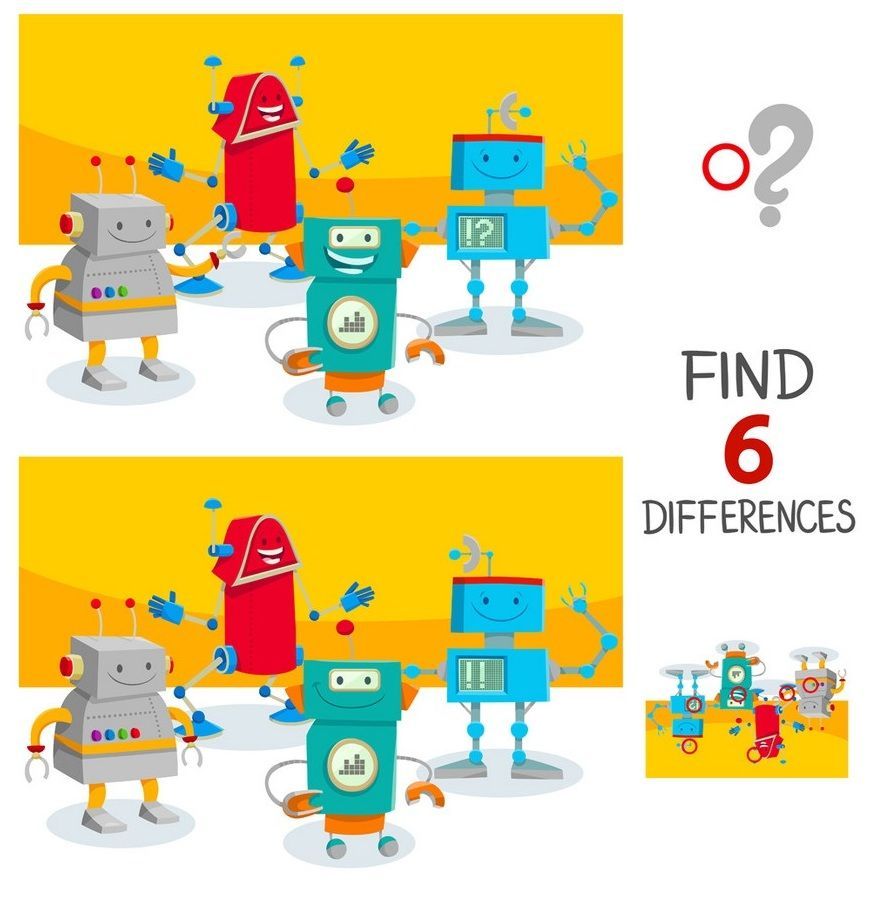 İki Resim Arasındaki 6 Farkı Bul