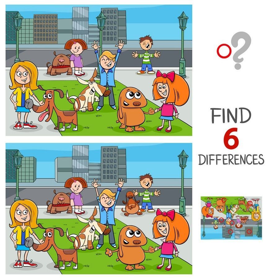 İki Resim Arasındaki 6 Farkı Bul