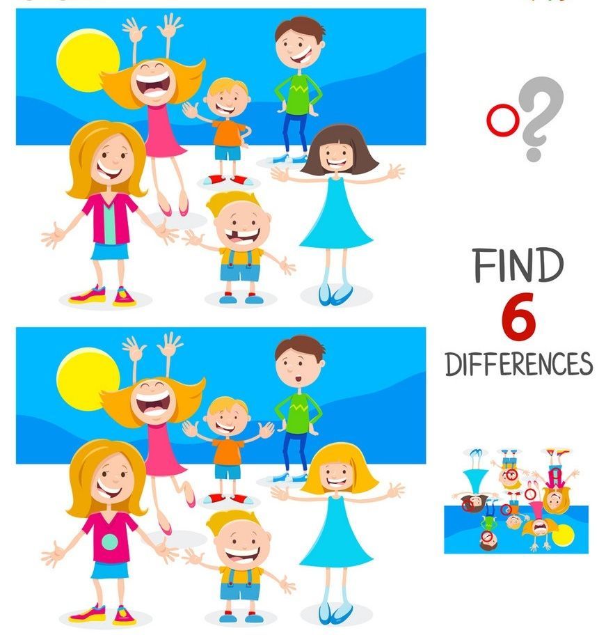 İki Resim Arasındaki 6 Farkı Bul