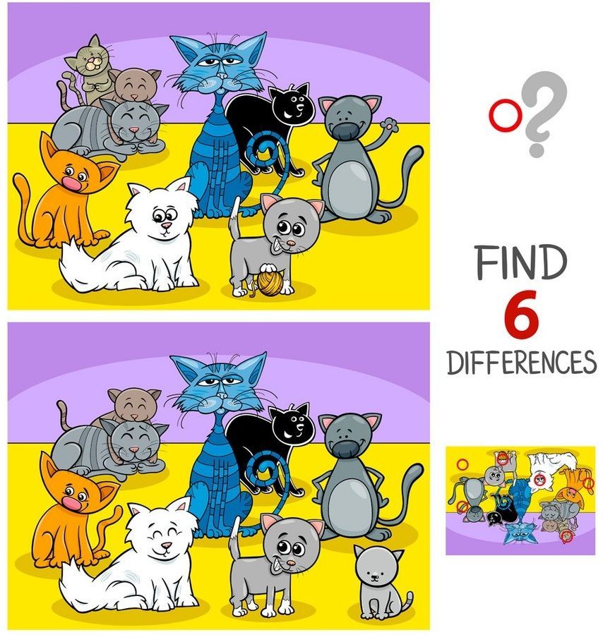 İki Resim Arasındaki 6 Farkı Bul