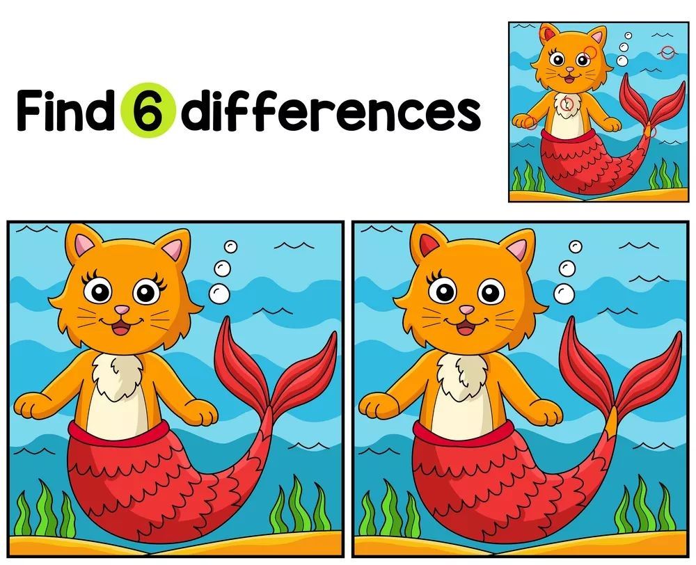 İki Resim Arasındaki 6 Farkı Bul