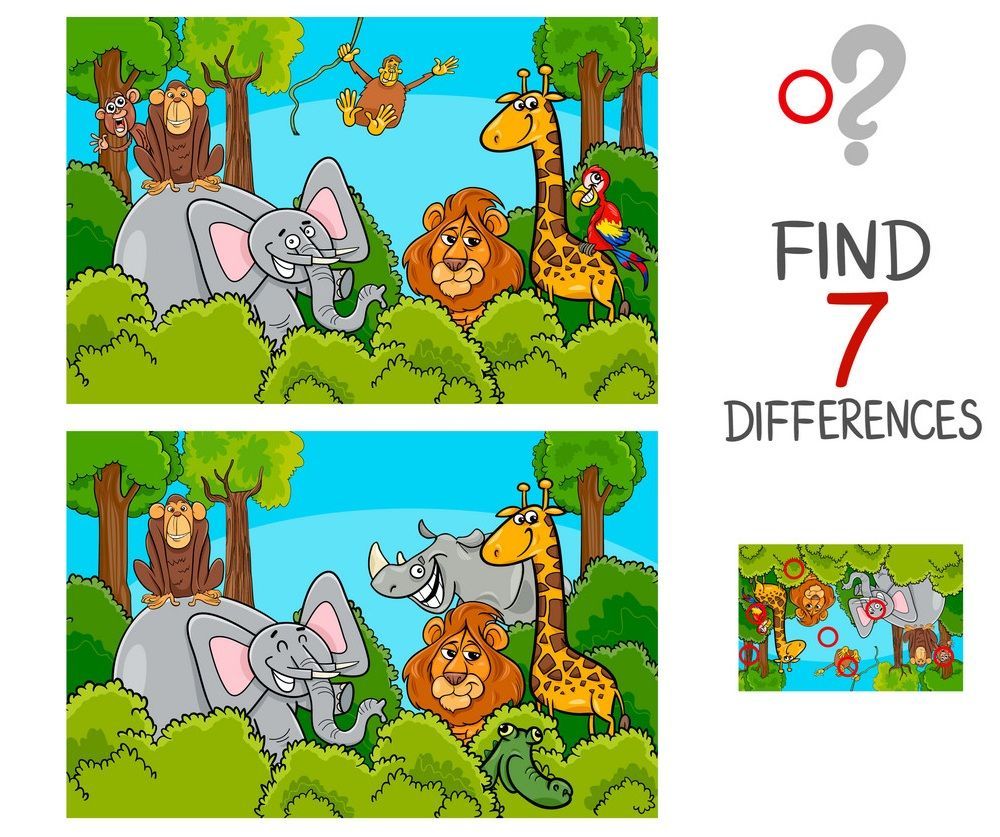 İki Resim Arasındaki 7 Farkı Bul