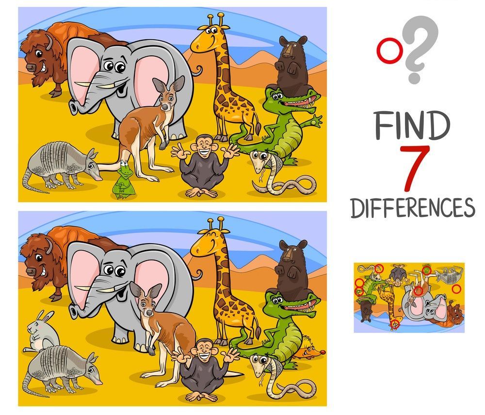 İki Resim Arasındaki 7 Farkı Bul