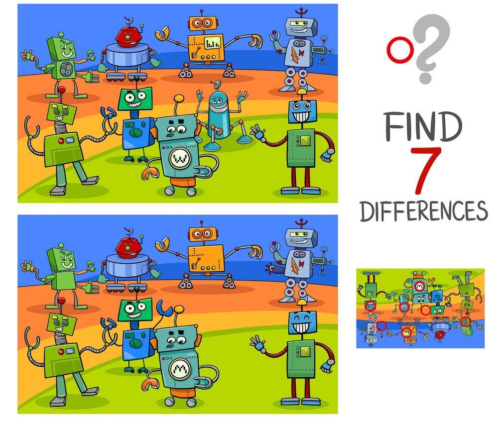 İki Resim Arasındaki 7 Farkı Bul