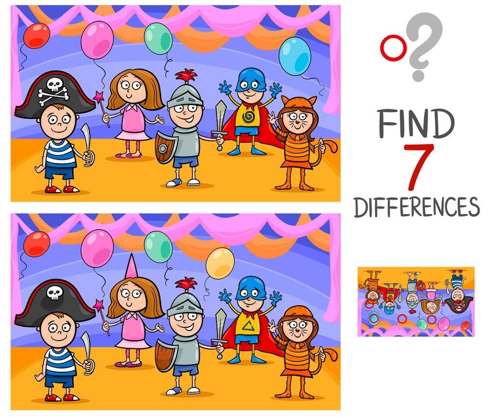 İki Resim Arasındaki 7 Farkı Bul