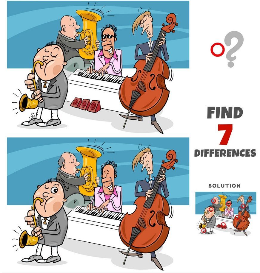 İki Resim Arasındaki 7 Farkı Bul