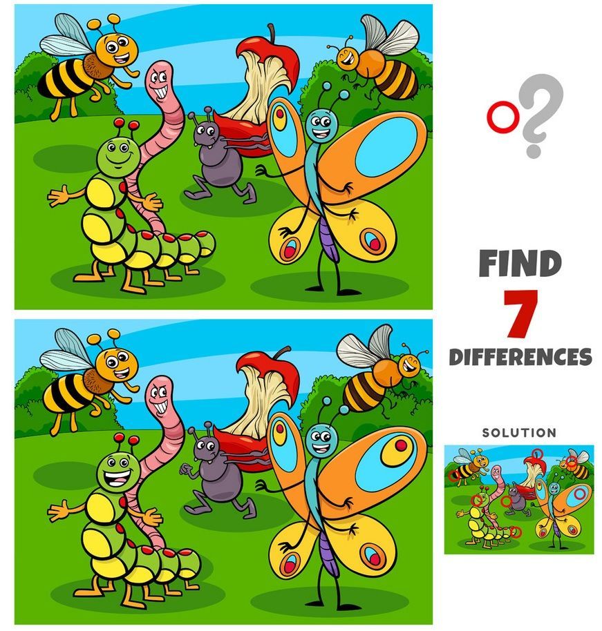 İki Resim Arasındaki 7 Farkı Bul