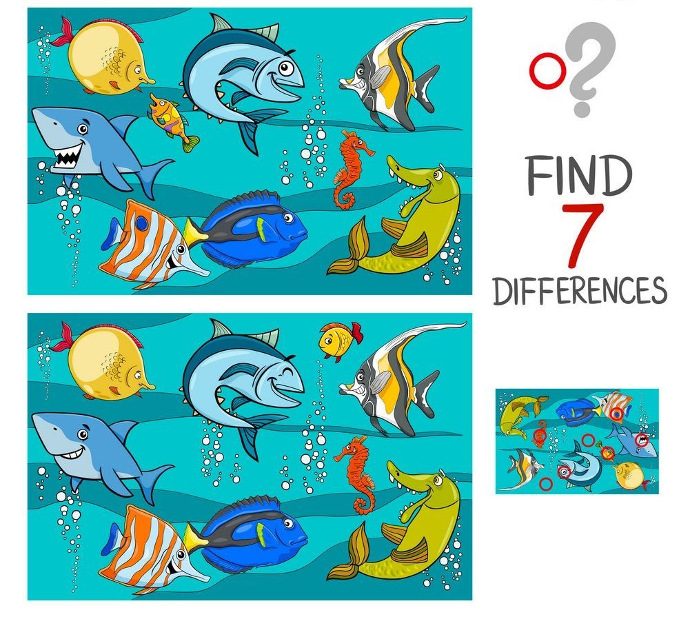 İki Resim Arasındaki 7 Farkı Bul