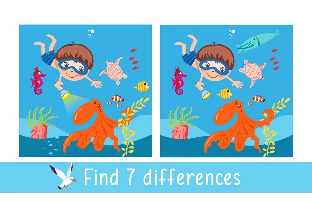 İki Resim Arasındaki 7 Farkı Bul