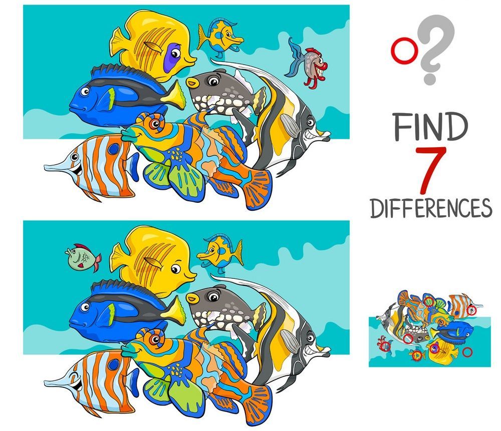 İki Resim Arasındaki 7 Farkı Bul