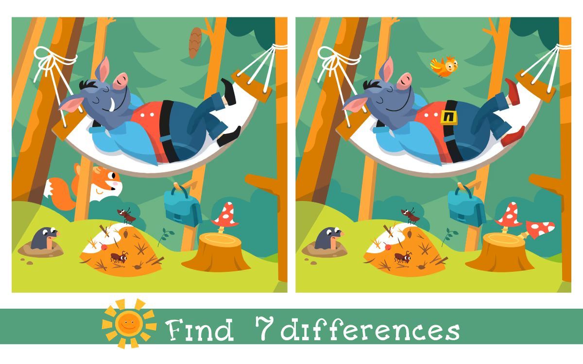 İki Resim Arasındaki 7 Farkı Bul