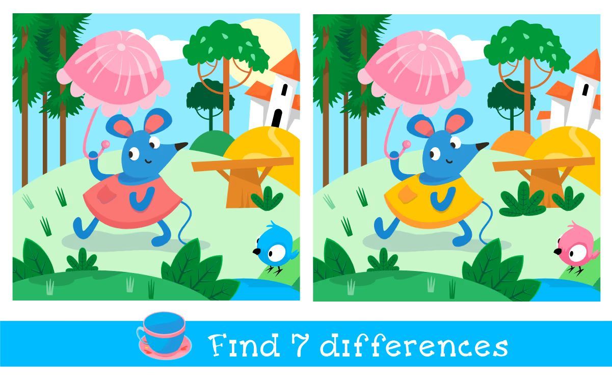 İki Resim Arasındaki 7 Farkı Bul