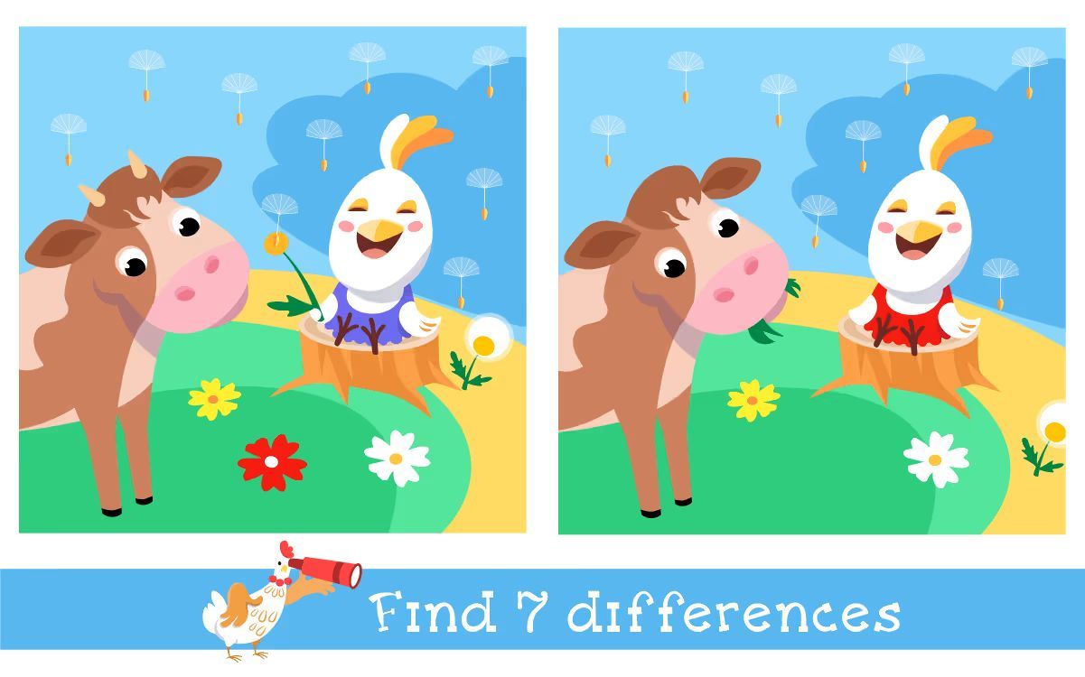 İki Resim Arasındaki 7 Farkı Bul