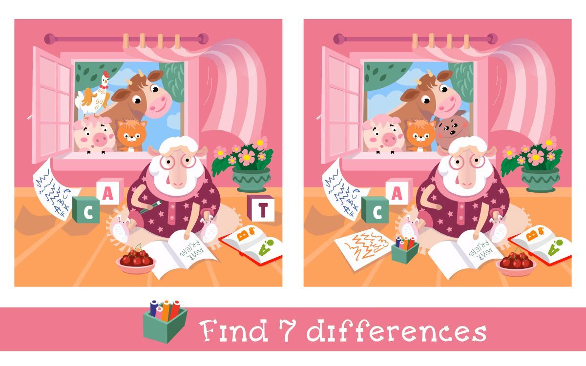 İki Resim Arasındaki 7 Farkı Bul