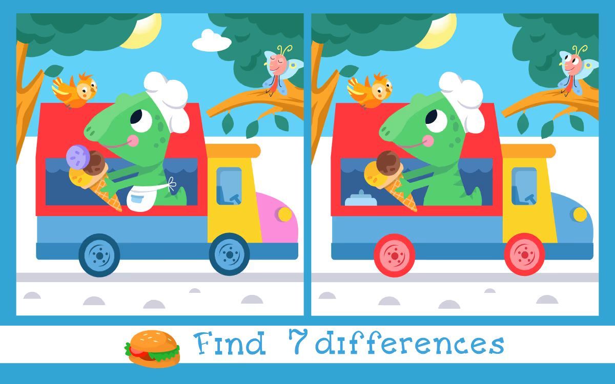 İki Resim Arasındaki 7 Farkı Bul