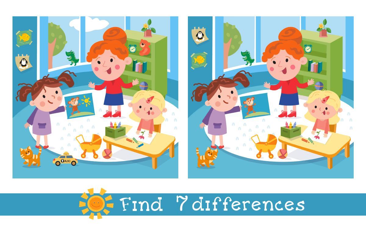 İki Resim Arasındaki 7 Farkı Bul