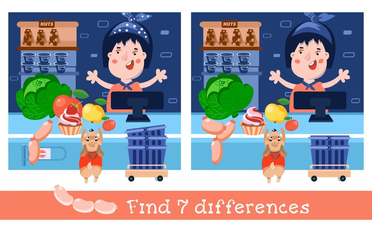 İki Resim Arasındaki 7 Farkı Bul