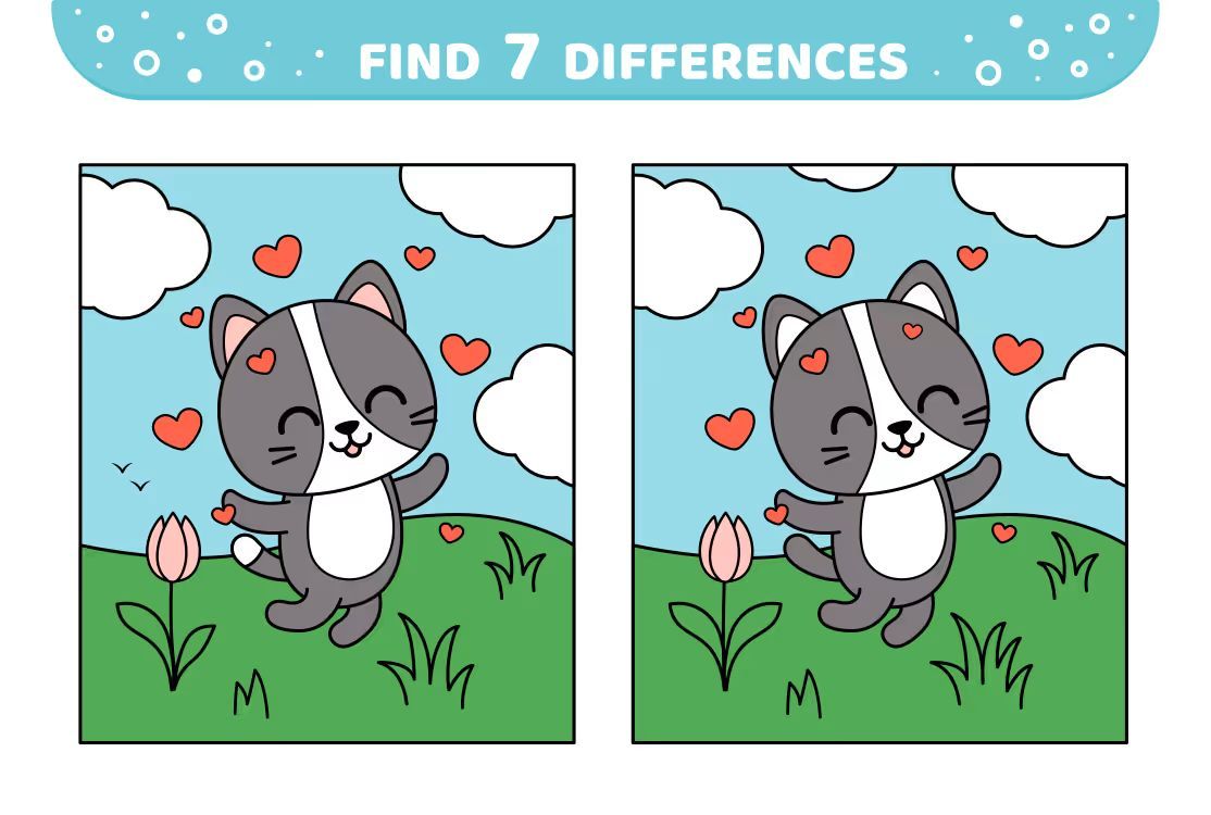 İki Resim Arasındaki 7 Farkı Bul