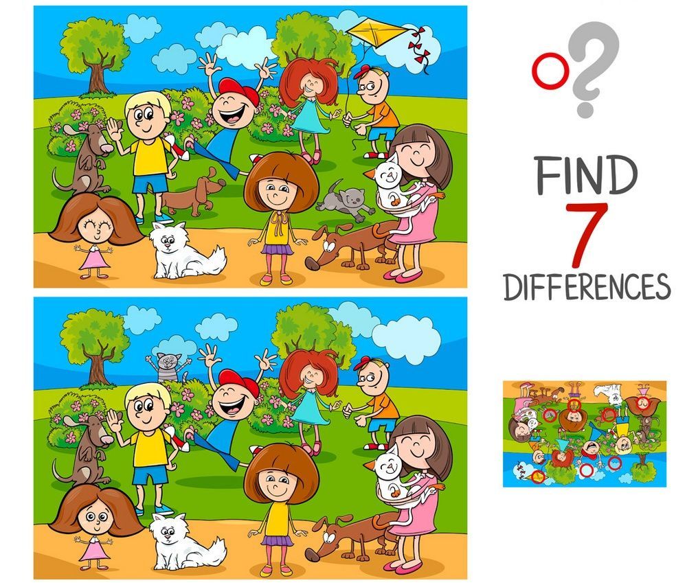 İki Resim Arasındaki 7 Farkı Bul