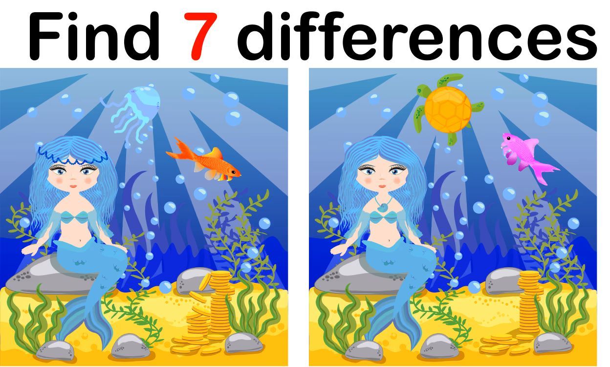 İki Resim Arasındaki 7 Farkı Bul