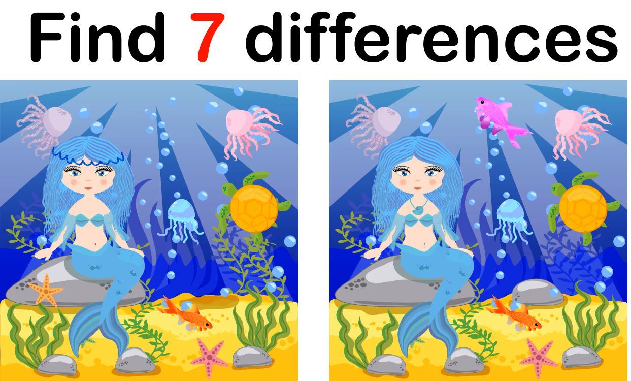 İki Resim Arasındaki 7 Farkı Bul