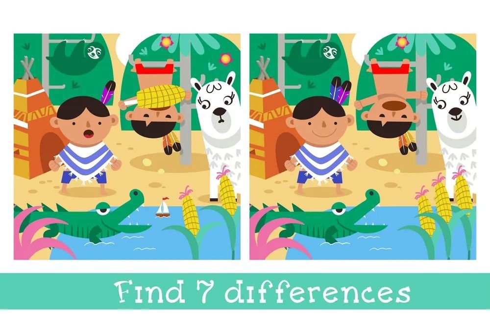 İki Resim Arasındaki 7 Farkı Bul