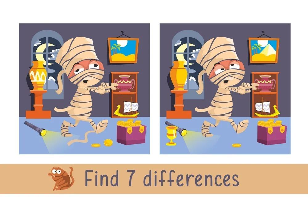 İki Resim Arasındaki 7 Farkı Bul