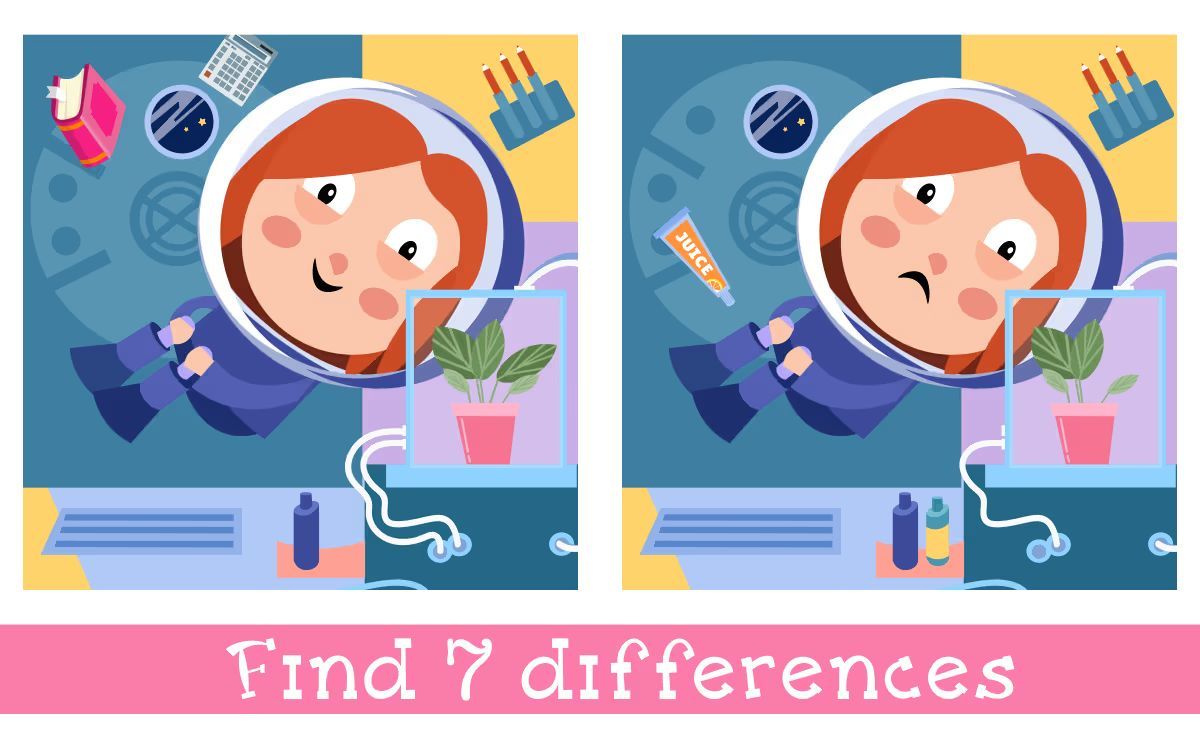 İki Resim Arasındaki 7 Farkı Bul