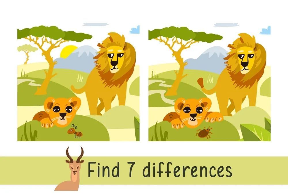 İki Resim Arasındaki 7 Farkı Bul