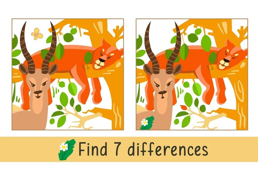 İki Resim Arasındaki 7 Farkı Bul